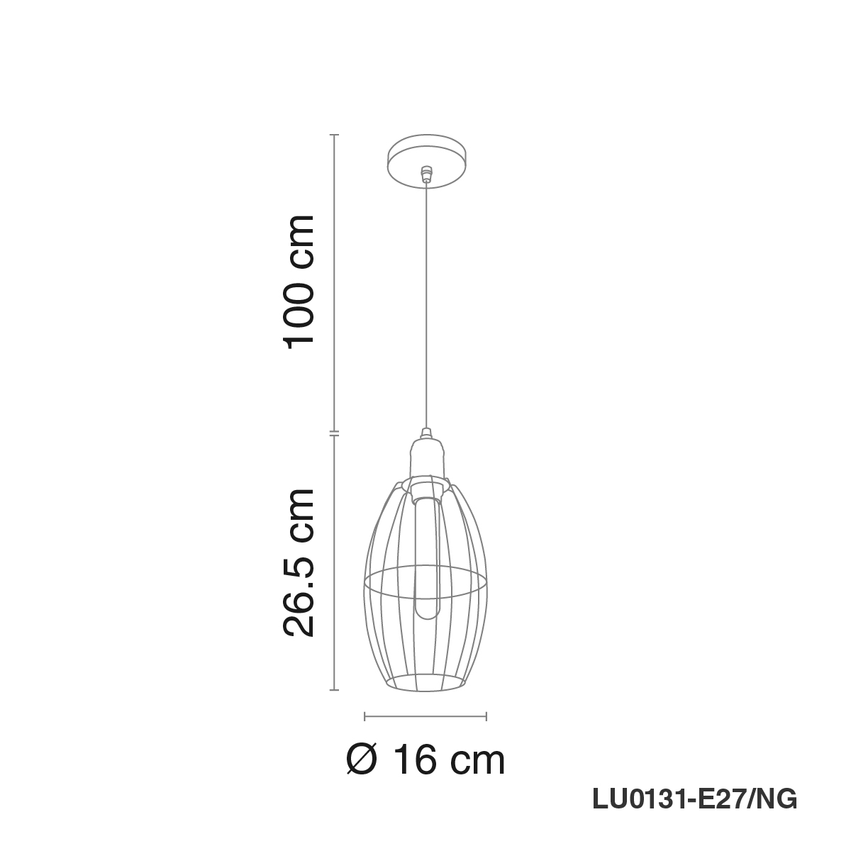 Diagrama - LU0131-E27/NG