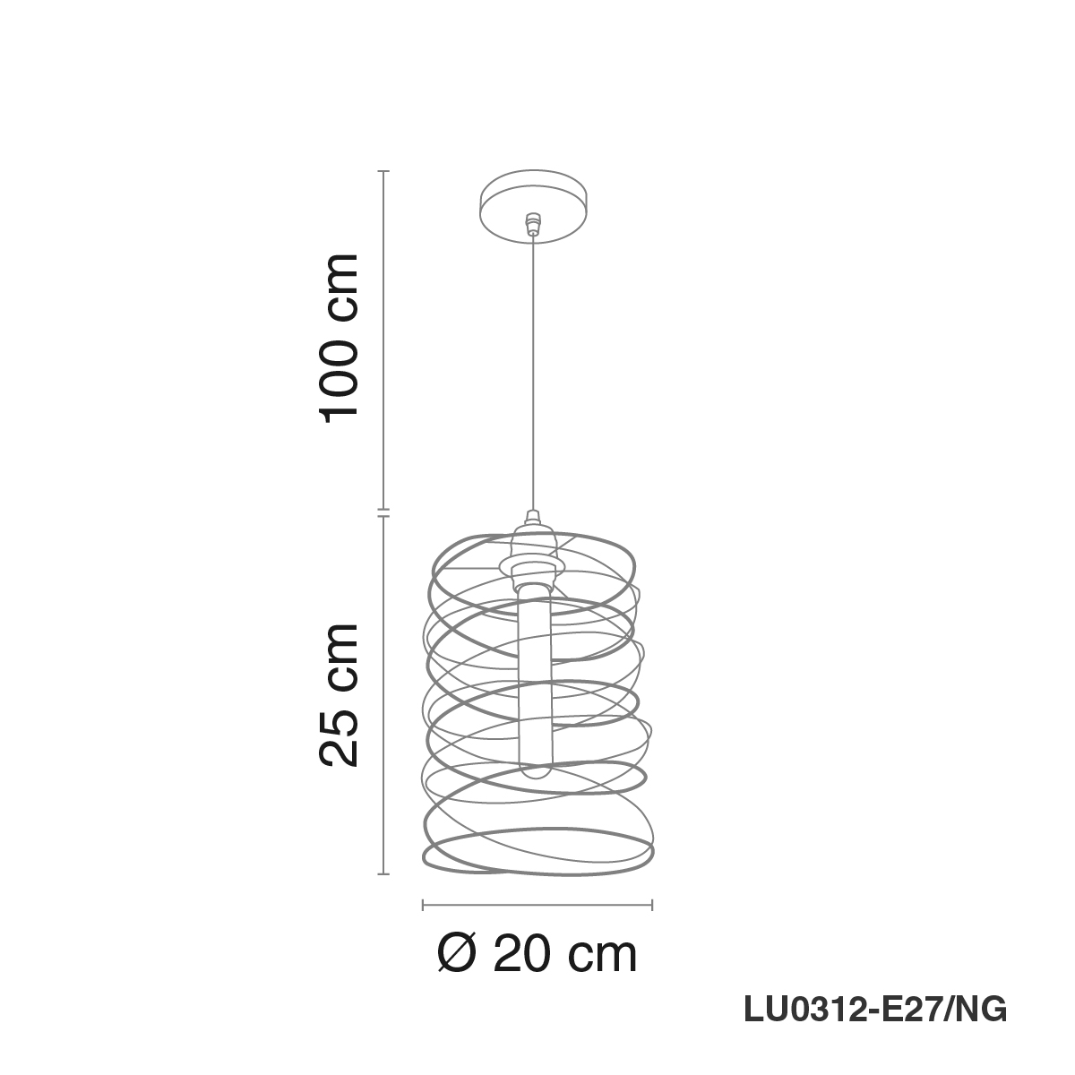 Diagrama - LU0312-E27/NG